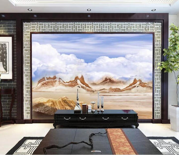 3D Yellow Desert WC59 Wall Murals Wallpaper AJ Wallpaper 2 