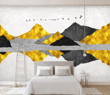 3D Golden Hillside WC2356 Wall Murals