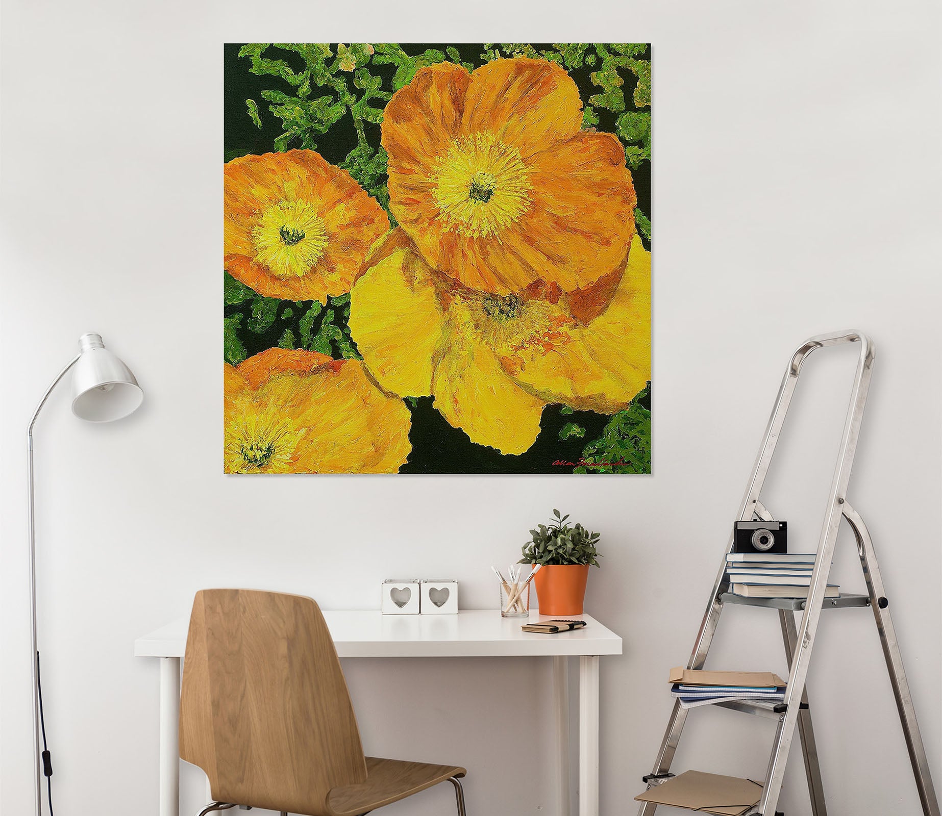3D Flowers In Bloom 169 Allan P. Friedlander Wall Sticker