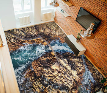 3D Steep Mountain Trend 468 Floor Mural  Wallpaper Murals Rug & Mat Print Epoxy waterproof bath floor