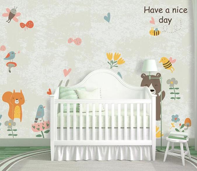 3D Cute Animal 548 Wall Murals Wallpaper AJ Wallpaper 2 