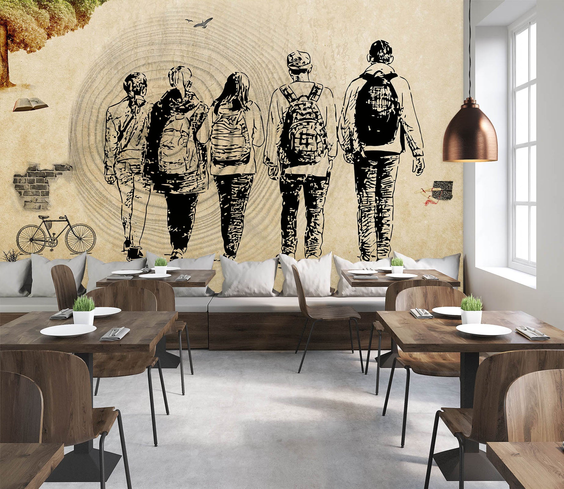 3D Go Travel 004 Wall Murals