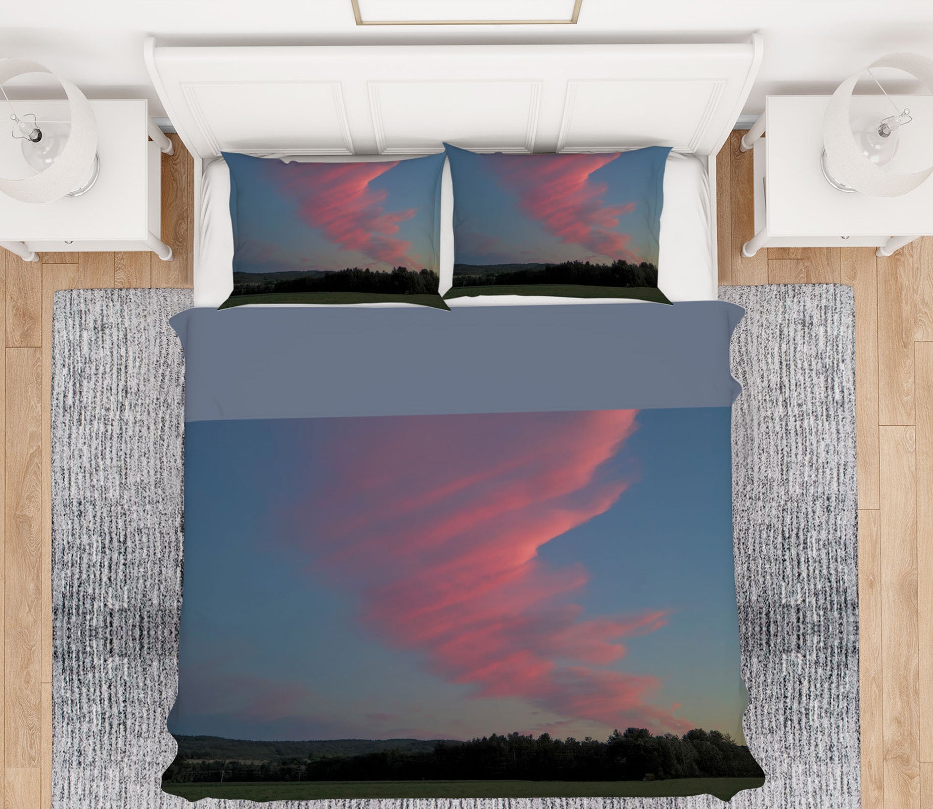3D Pink Cloud 1031 Jerry LoFaro bedding Bed Pillowcases Quilt