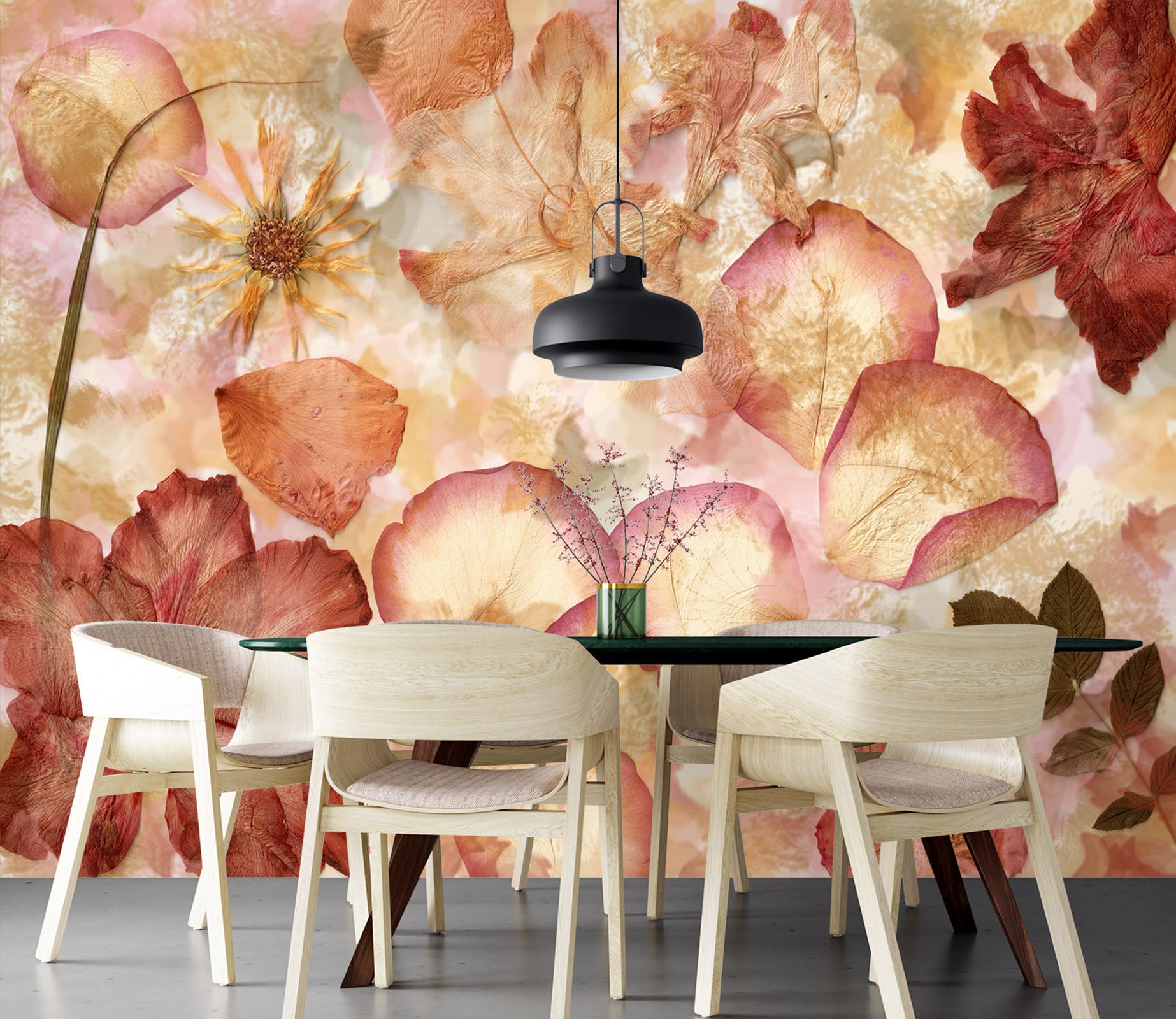 3D Flower Petals 57173 Wall Murals