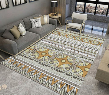 3D Colored Geometric Pattern WG516 Non Slip Rug Mat Mat AJ Creativity Home 