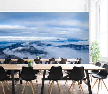 3D Cloud Mountain 002 Wall Murals Wallpaper AJ Wallpaper 2 