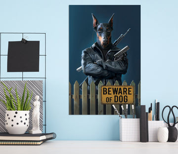 3D Beware Of Dog 011 Vincent Hie Wall Sticker Wallpaper AJ Wallpaper 2 