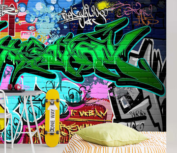 3D Graffiti Wall Painting 043 Wall Murals