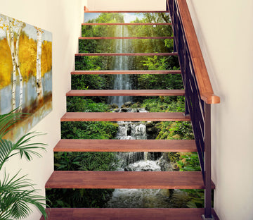3D Nikko Alpine Waterfall 346 Stair Risers