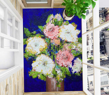 3D Flowers Vase Painting 9698 Allan P. Friedlander Floor Mural  Wallpaper Murals Self-Adhesive Removable Print Epoxy