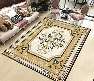 3D Marble Rectangle Pattern WG420 Floor Mural Wallpaper AJ Wallpaper 2 