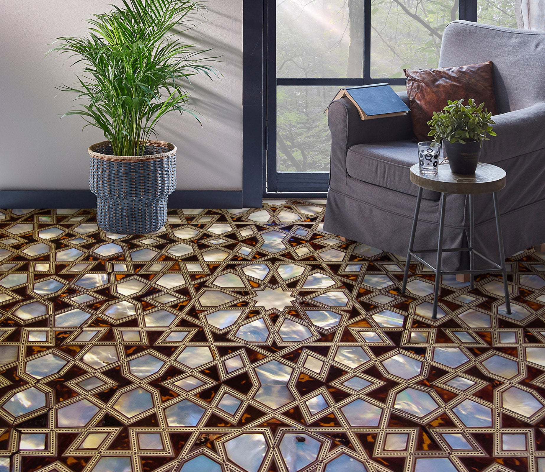 3D Shiny Fragment Art 1456 Floor Mural  Wallpaper Murals Self-Adhesive Removable Print Epoxy