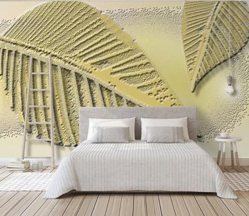 3D Carving Leaves WC75 Wall Murals Wallpaper AJ Wallpaper 2 