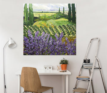 3D Green Vegetable Land 120 Allan P. Friedlander Wall Sticker