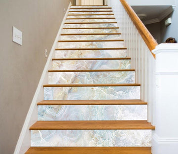 3D Elegant Stone 433 Marble Tile Texture Stair Risers Wallpaper AJ Wallpaper 