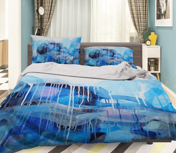 3D Watercolor Flow 1113 Misako Chida Bedding Bed Pillowcases Quilt