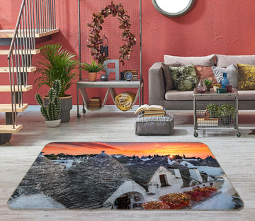 3D Sunset City 1159 Marco Carmassi Rug Non Slip Rug Mat