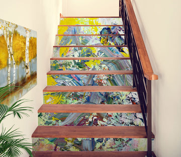 3D Oil Painting Pattern 9085 Allan P. Friedlander Stair Risers