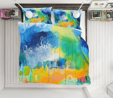 3D Mixed Watercolor 1108 Misako Chida Bedding Bed Pillowcases Quilt