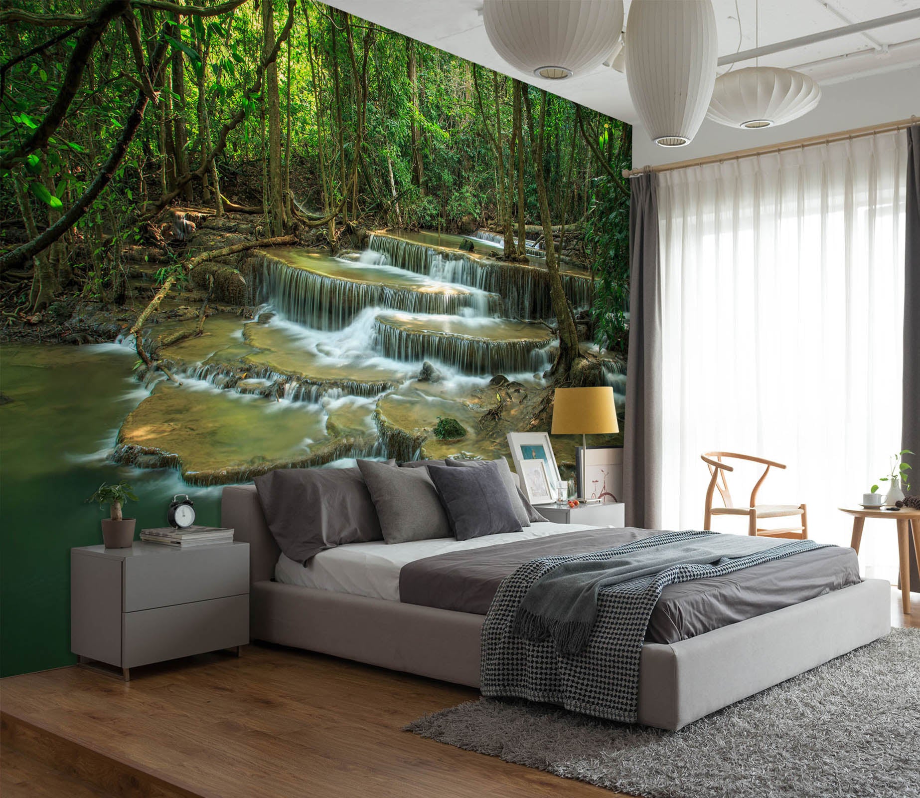 3D Stone Creek Water 57223 Wall Murals