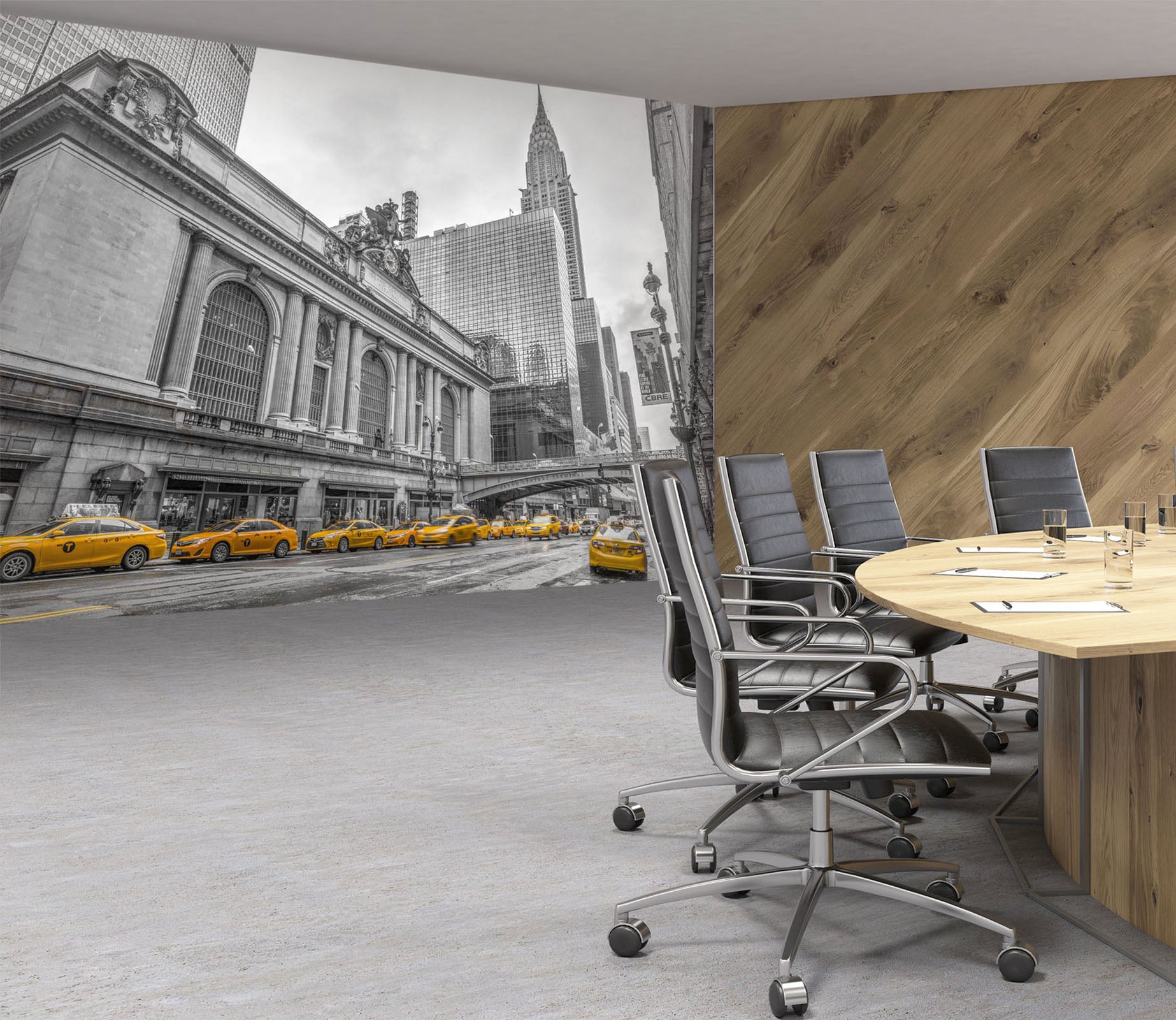 3D New York Taxi 024 Assaf Frank Wall Mural Wall Murals