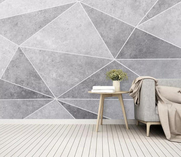 3D Gray Geometry WC31 Wall Murals Wallpaper AJ Wallpaper 2 
