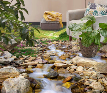 3D Fine Flowing Water 1092 Floor Mural