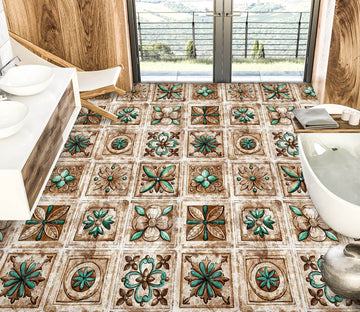 3D Vintage Delicate Pattern 089 Floor Mural