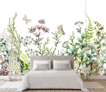 3D Plant Flower 044 Wall Murals