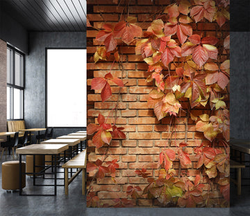 3D Red Maple Leaf 861 Wall Murals