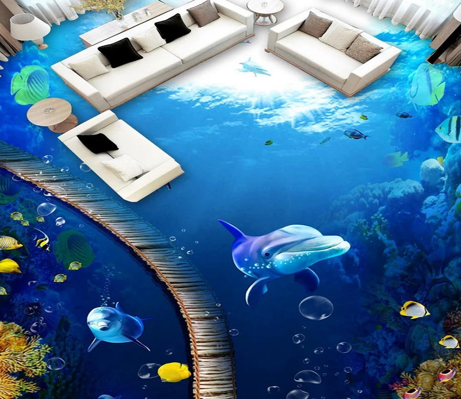 3D Ocean Road 554 Floor Mural  Wallpaper Murals Rug & Mat Print Epoxy waterproof bath floor