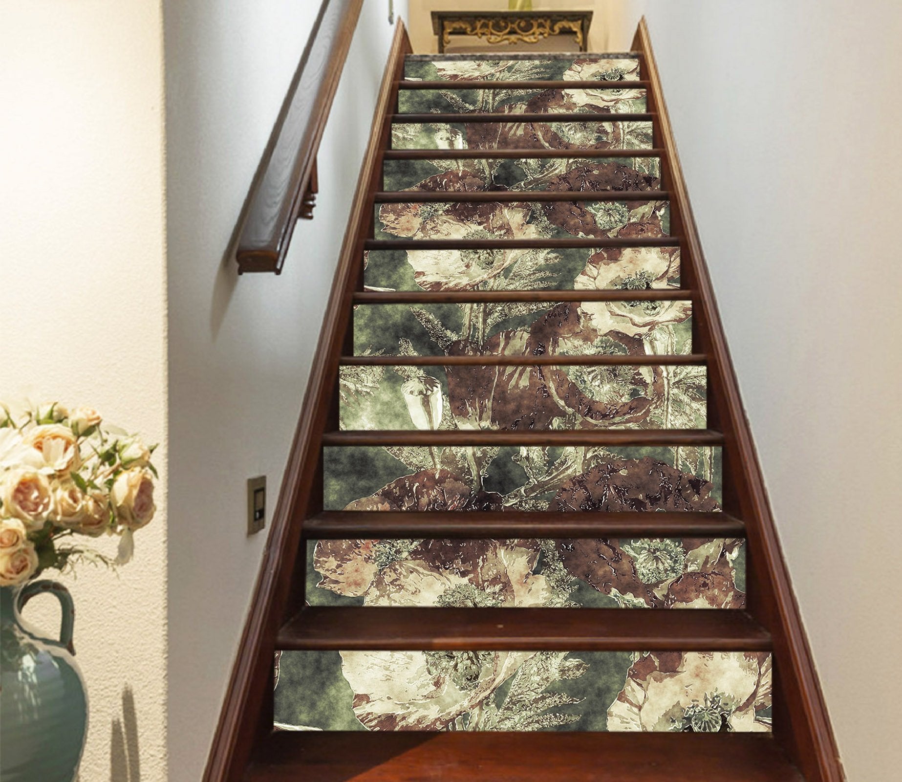 3D Oil Painting 7429 Stair Risers Wallpaper AJ Wallpaper 