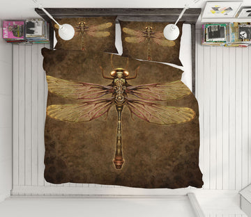3D Insect Dragonfly 8813 Brigid Ashwood Bedding Bed Pillowcases Quilt Cover Duvet Cover