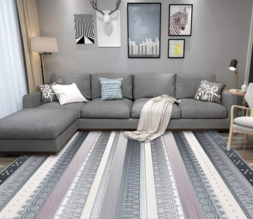 3D Modern Geometric Pattern WG404 Non Slip Rug Mat Mat AJ Creativity Home 