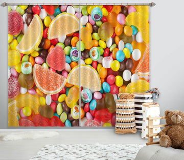3D Colored Candy 704 Curtains Drapes