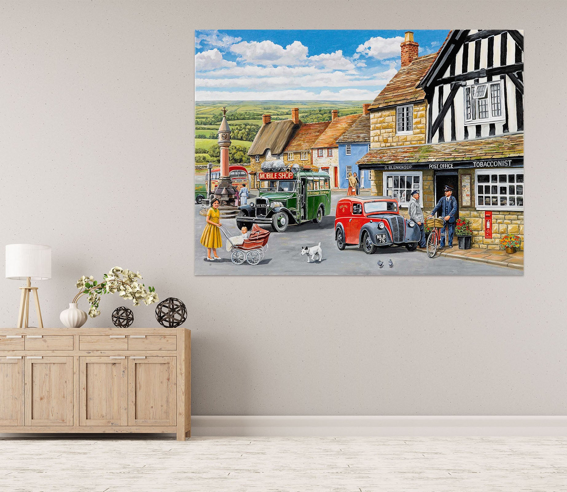 3D The Post Office 075 Trevor Mitchell Wall Sticker