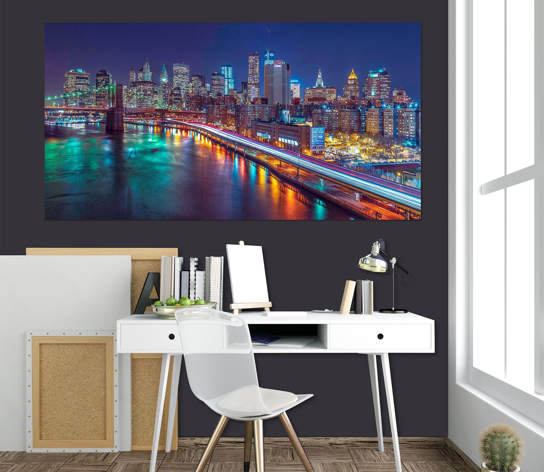 3D New York Lights 019 Assaf Frank Wall Sticker