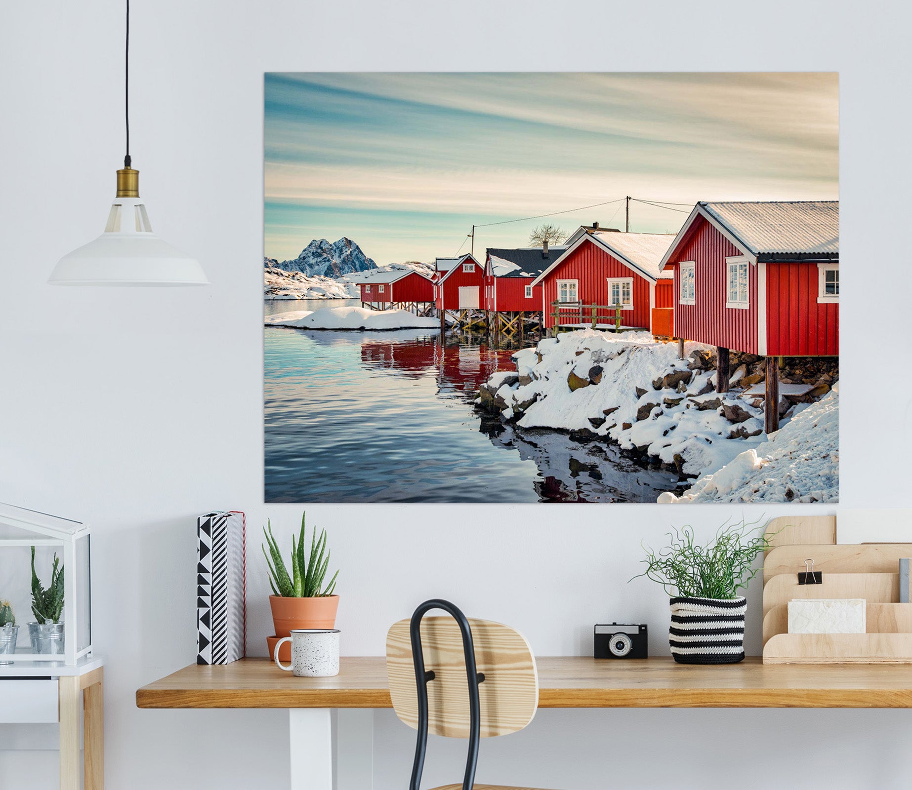 3D Red House 175 Marco Carmassi Wall Sticker