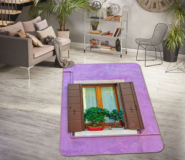 3D Sill Greenery 1194 Marco Carmassi Rug Non Slip Rug Mat