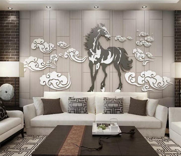 3D Dark Horse WC179 Wall Murals