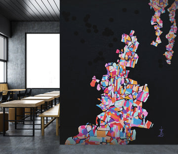 3D Color Block Texture 12198 Misako Chida Wall Mural Wall Murals