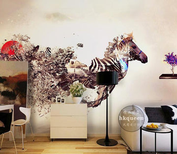 3D Horse 123 Wall Murals Wallpaper AJ Wallpaper 2 