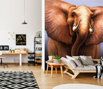 3D Elephant 1409 Jerry LoFaro Wall Mural Wall Murals