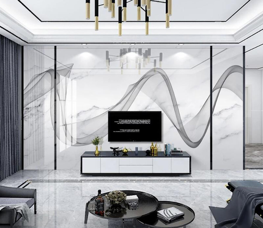 3D Elegant Ribbon 275 Wall Murals