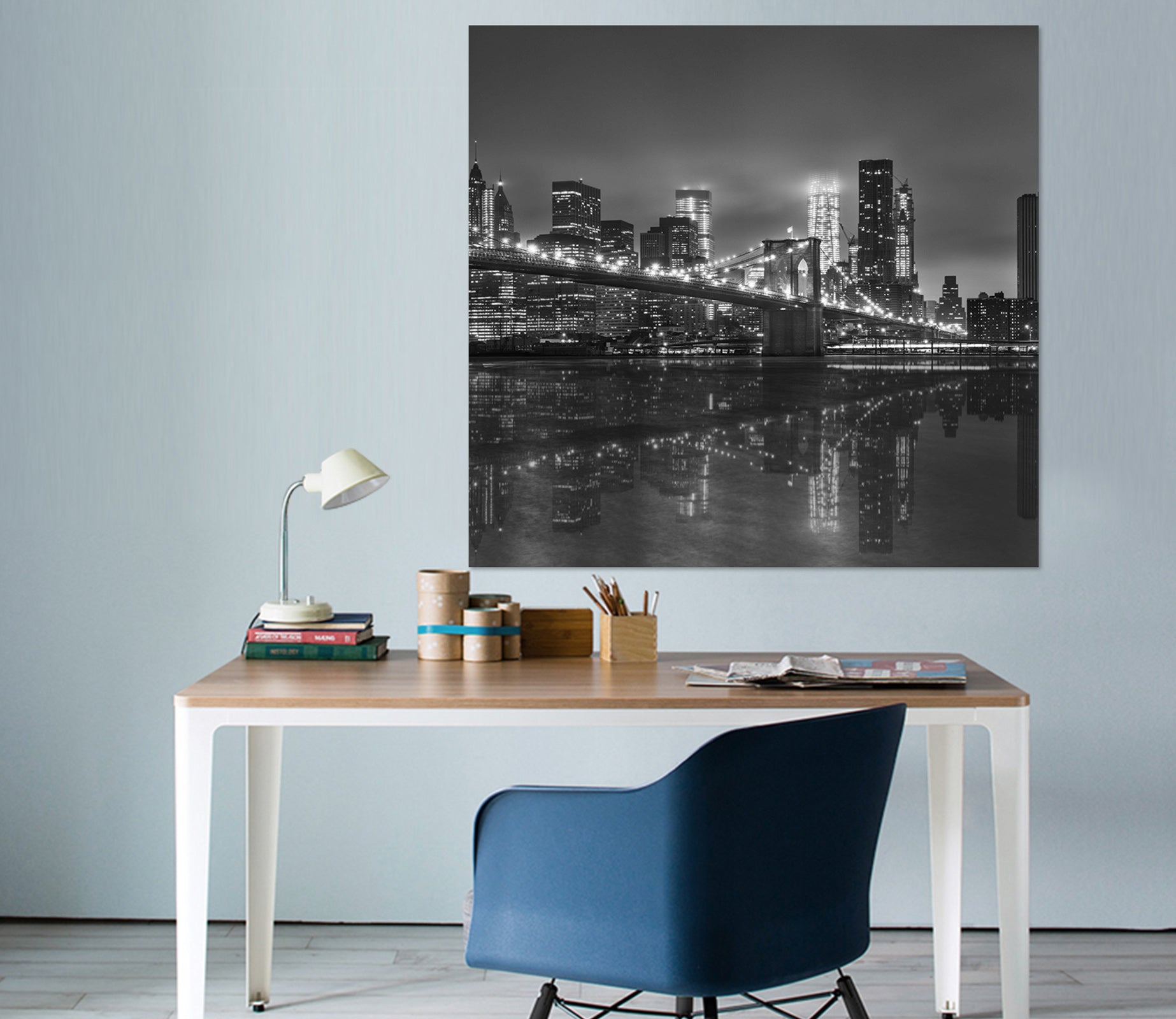 3D River At Night 150 Marco Carmassi Wall Sticker