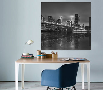 3D River At Night 150 Marco Carmassi Wall Sticker