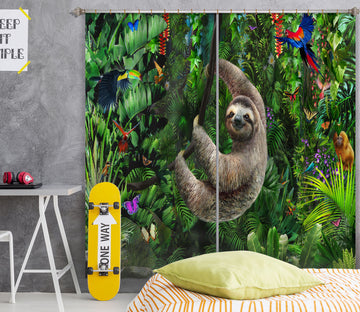 3D Koala 067 Adrian Chesterman Curtain Curtains Drapes