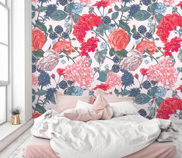 3D Safflower Grape 52 Wall Murals