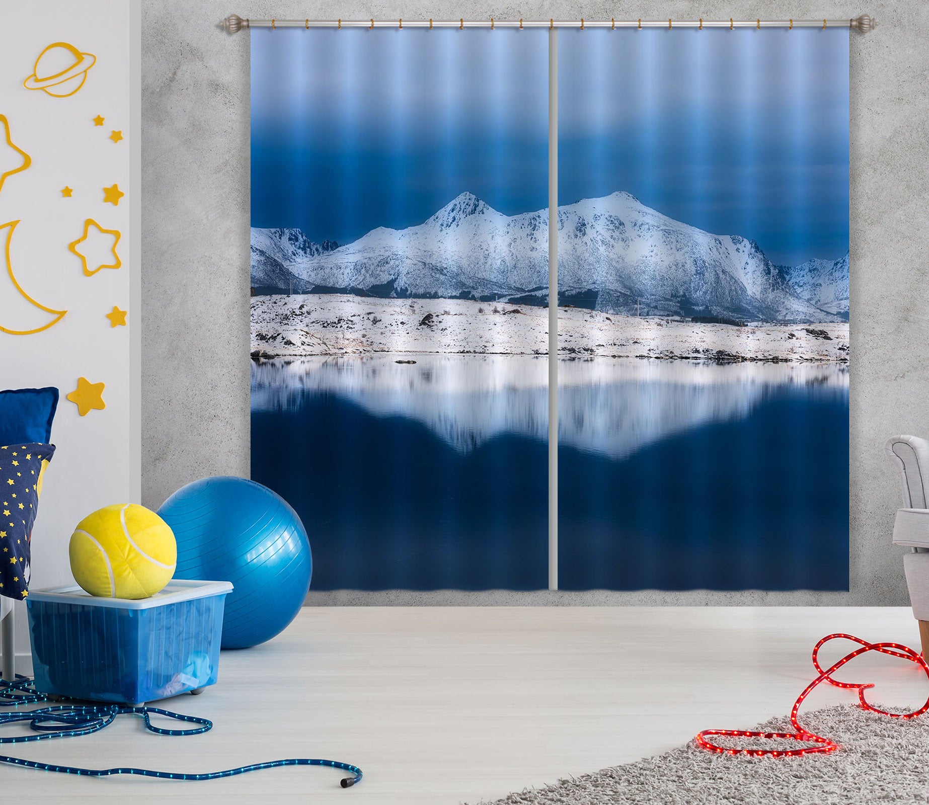 3D Iceberg 131 Marco Carmassi Curtain Curtains Drapes