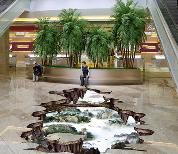 3D Clouds And Mistr 438 Floor Mural  Wallpaper Murals Rug & Mat Print Epoxy waterproof bath floor